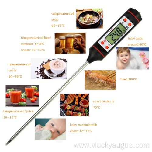 Household Probe Water Oil Liquid Cooking Thermometer